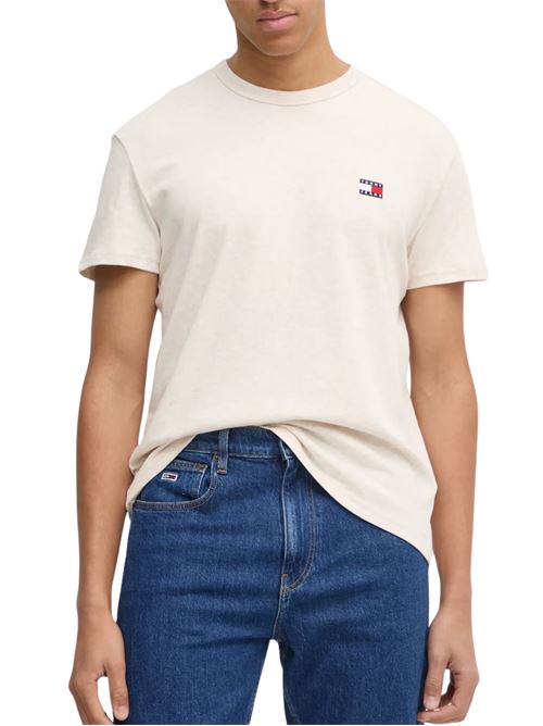 T-shirt beige in cotone Tommy Jeans | DM0DM20322RBV